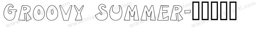 Groovy Summer字体转换
